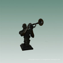 Бюсты Латунь Статуя Тромбон Украшения Бронзовая Скульптура Т-745